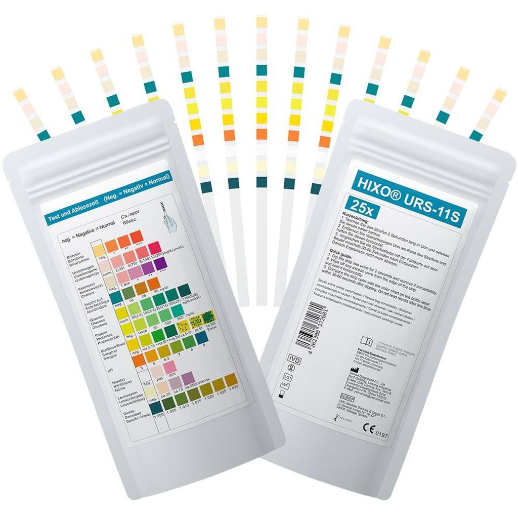 HIXO 11in1 Gesundheitstest Selbsttest Urin-Schnelltest Produktbild 