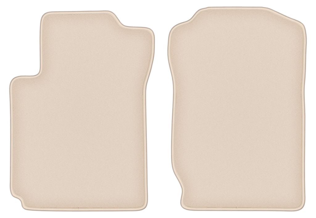 DURBAN Beige Velours-Fußmatten vorne für Suzuki Grand Vitara II 3-türig (2005-2014)