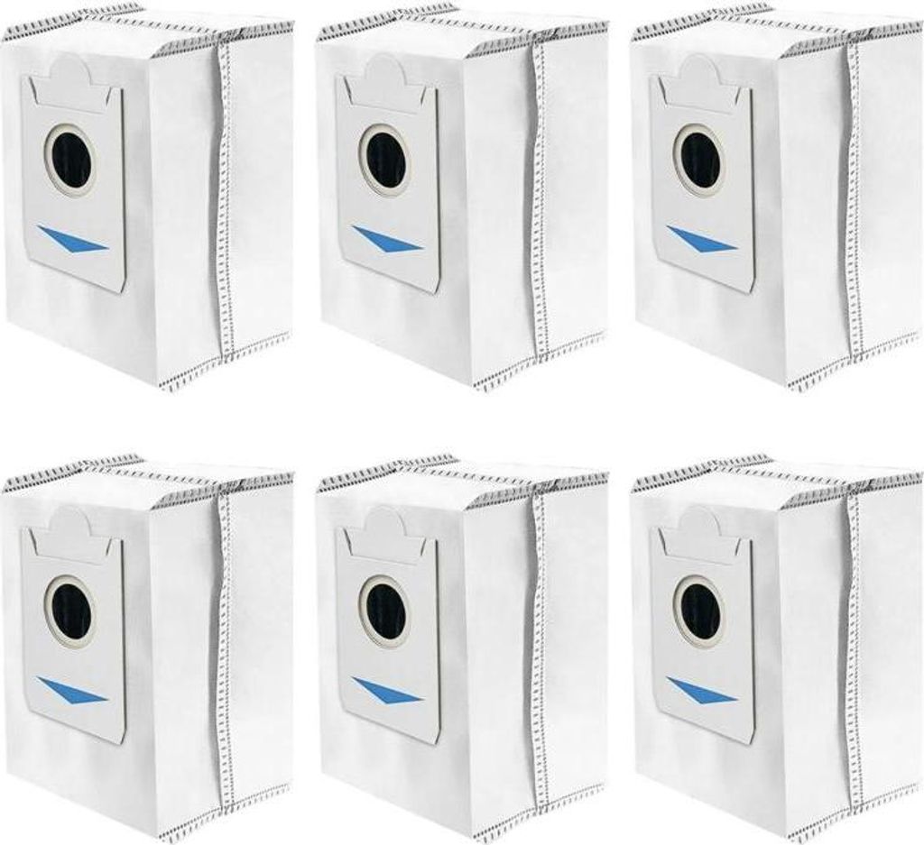 Mobilly Satz Ersatzbeutel für Ecovacs X2 Omni, X2 Pro, 6 Stück