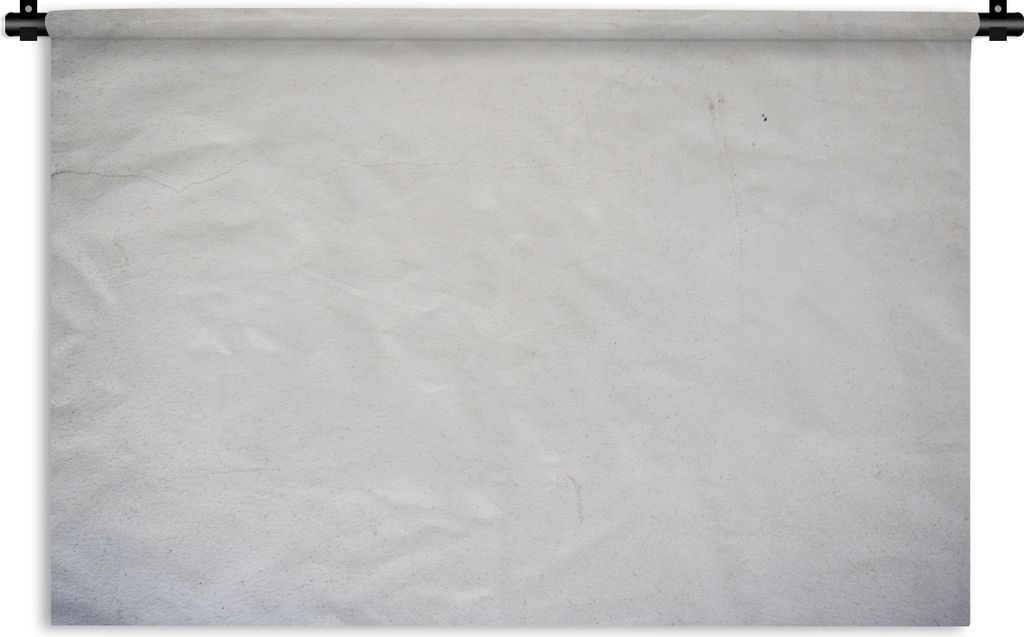 MuchoWow Wandteppich Wandbehang Beton - Weiß - Modern 90x60 cm Tapisserie Dekoration Wandtuch - Wandskulpturen - Bildteppich