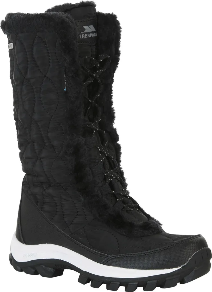Bottes neige Coretta II TP6391 Trespass avec semelle adhérente Noir 39
