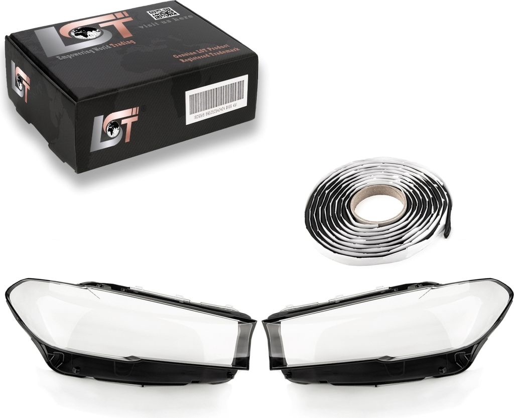 2x Scheinwerfer Glas Streuscheibe links rechts Set für BMW 5er G30 G31 2020-2023