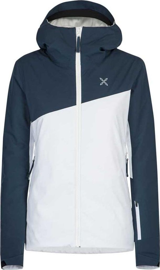 Montura Ski Fleece Mit Halbem Reißverschluss Weiß,Blau M Damen Weiß,Blau M