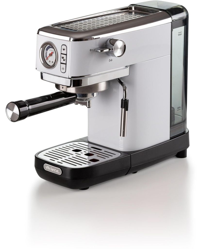 Ariete 1381/14, Espressomaschine, 1,1 l, Gemahlener Kaffee, Kaffeepad, 1300 W, Weiß