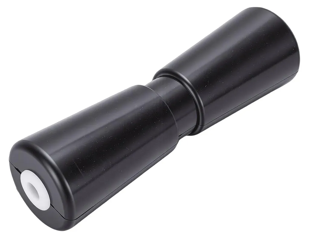 Roulette de remorque pour bateau haute performance en caoutchouc noir 150mm