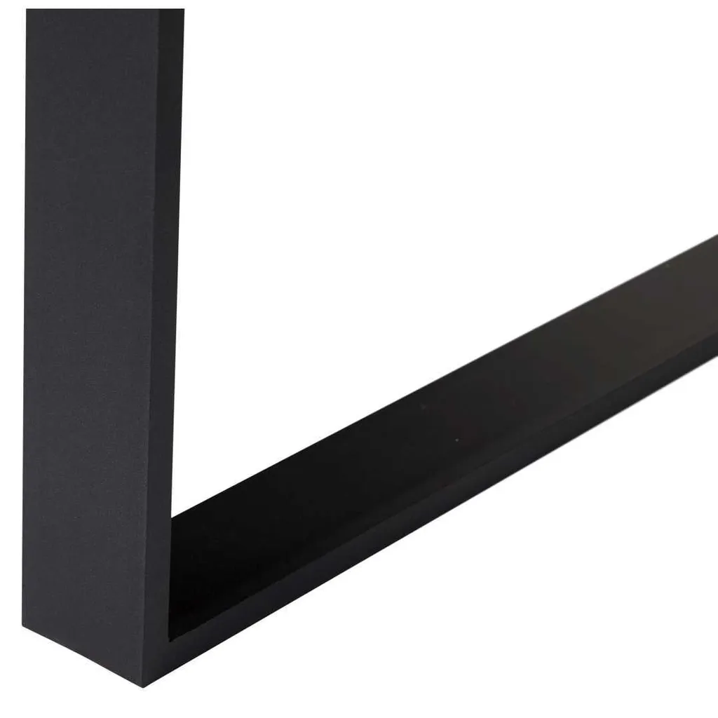 Grande table de repas d'extérieur Martinus 210 cm rectangulaire grise