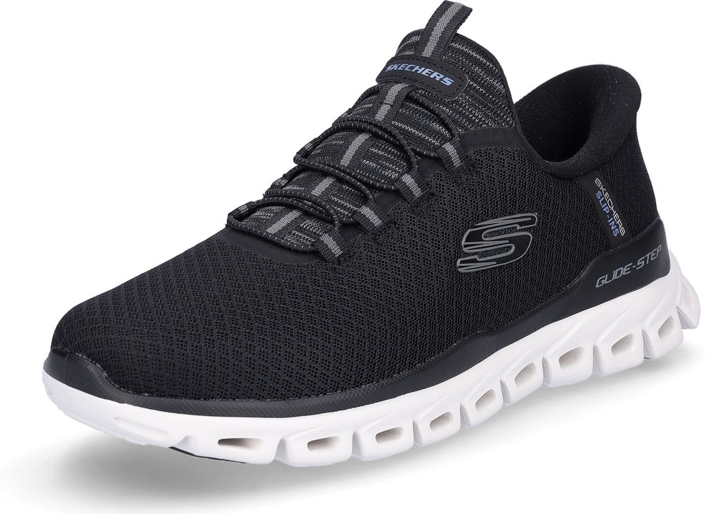 Skechers Herren Slip-in Sneaker Glide-Step Noxus schwarz Produktbild 