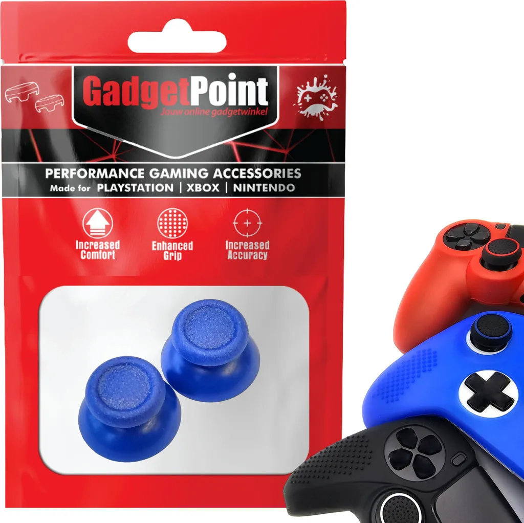 Set Impugnature Joystick Blu PS5 PS4 Xbox - Accessori Protezione