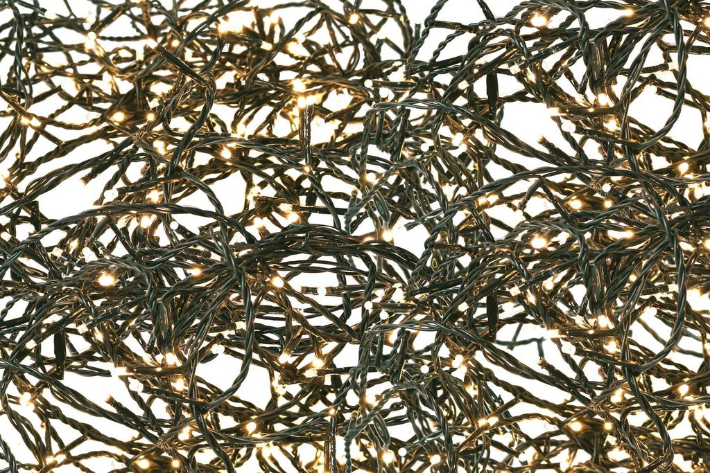 Micro Cluster 1500 LEDs - 30 Meter - warmweiß -Innen- und Produktbild 3