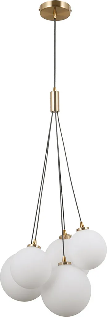 Italux Perlos: Il Lampadario Pinterest-Perfect in Ottone e Vetro