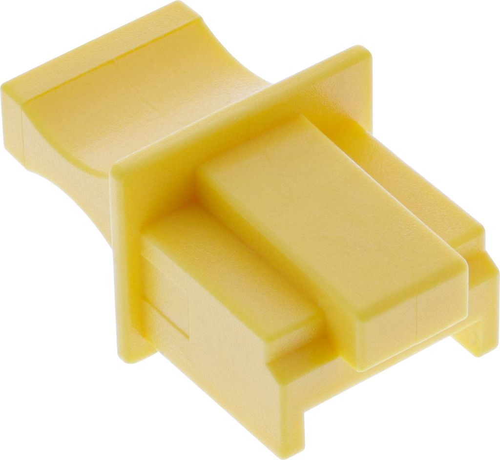 InLine Staubschutz, für RJ45 Buchse, gelb 100er Pack, Gelb, 13 x 25 x 12 mm, 105 mm, 160 mm, 30 mm, 176 g