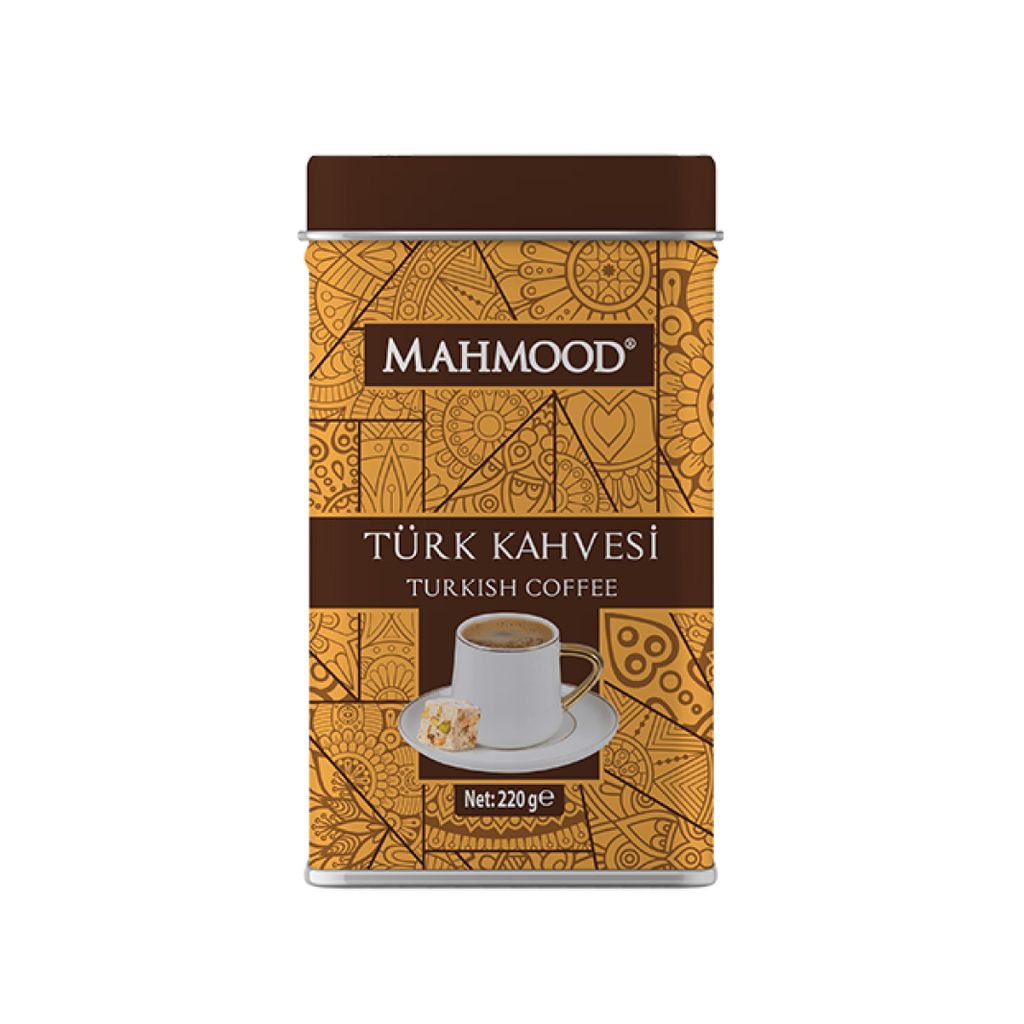 Café turc Mahmood, torréfaction moyenne, 220 g en boîte Image du produit 