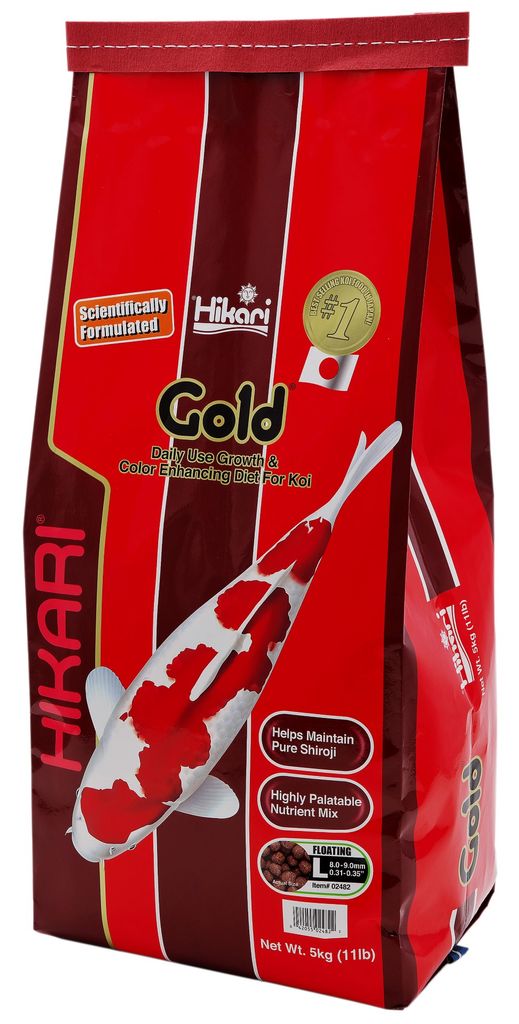 HIKARI Gold Koifutter | Fischfutter Wachstum Farbe 5.0 kg Größe L (7.2-9.0 mm)