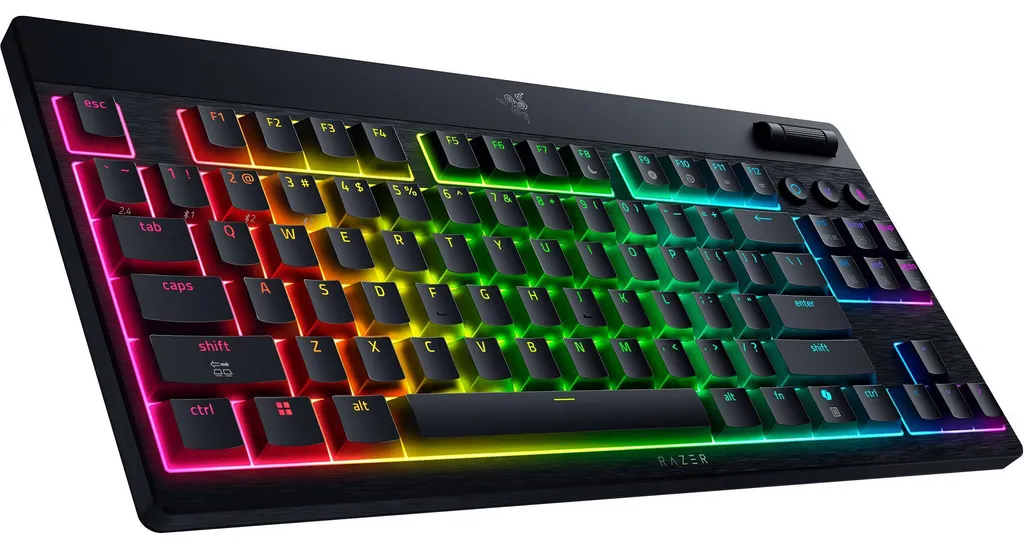 Clavier Mécanique Sans Fil Razer BlackWidow V4 TKL Format Allemand