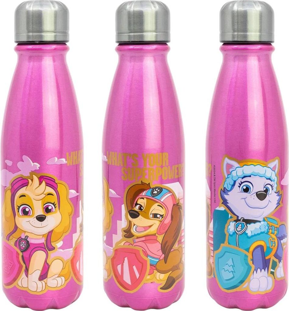 Paw Patrol Skye Everest Liberty ALU Wasserflasche Trinkflasche Flasche 600 ml