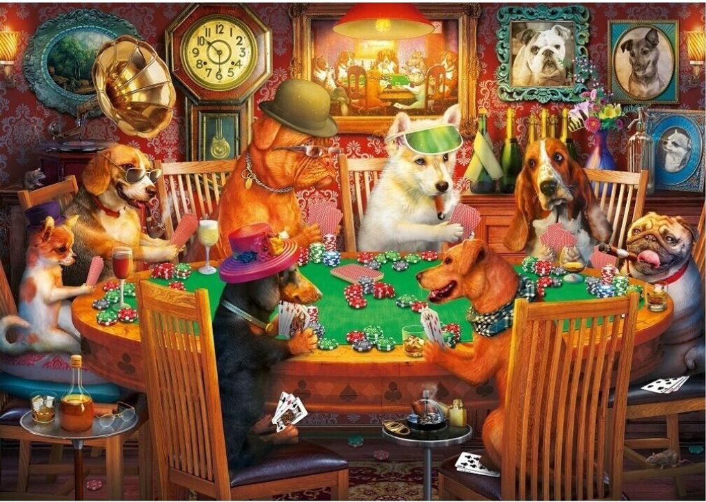 ART PUZZLE Puzzle Hund spielend 500 Teile Produktbild 