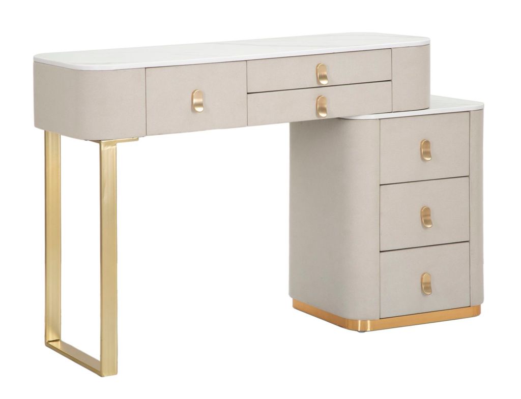 FURNLUX Console Tafel, Beige, 120cm / Hoofdkleur: Beige / Productafbeelding 