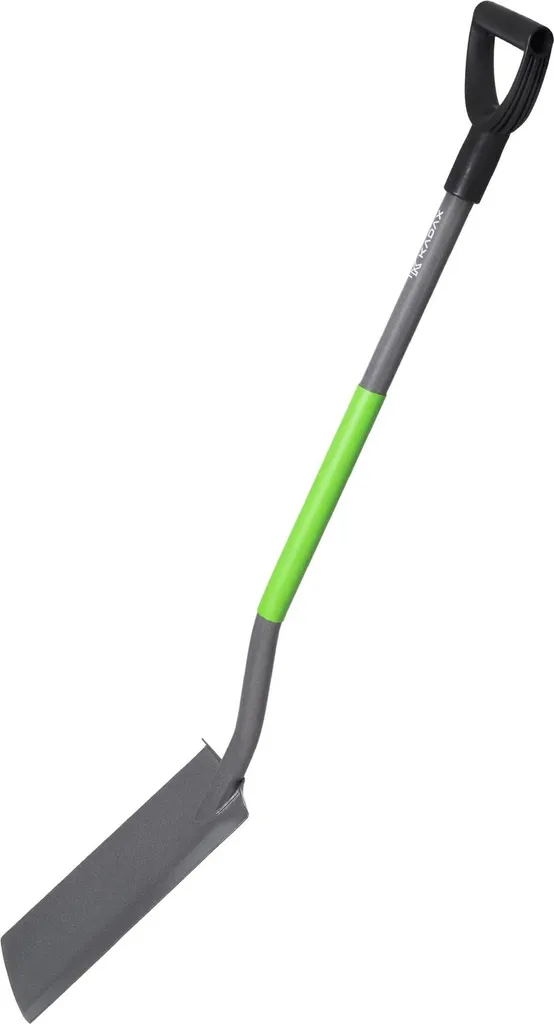 Louchet de drainage étroit 126 cm en acier forgé pour pose de câbles