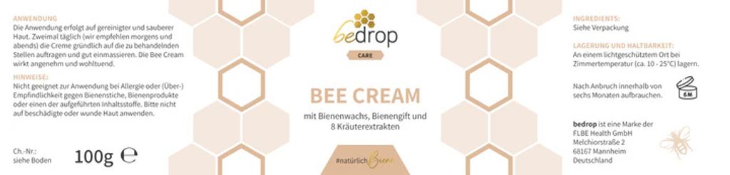 Pleťový krém z včelího jedu a 8 bylinných extraktů Be Drop, Obrázek produktu 5