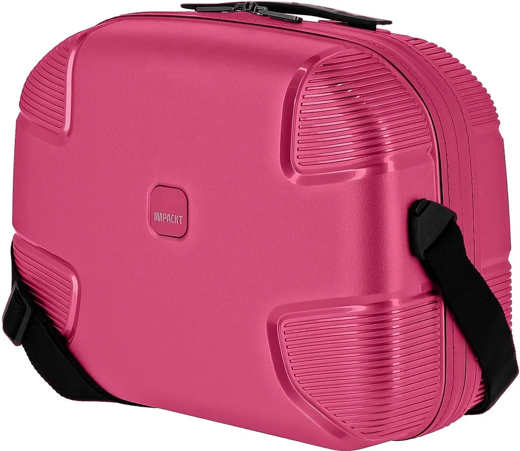 Vanity case rigide IMPACKT IP1 trousse de toilette de voyage rose - 2