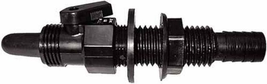 T-h Marine Fester Flanschbelüfter-sprühkopf Schwarz Schwarz One Size