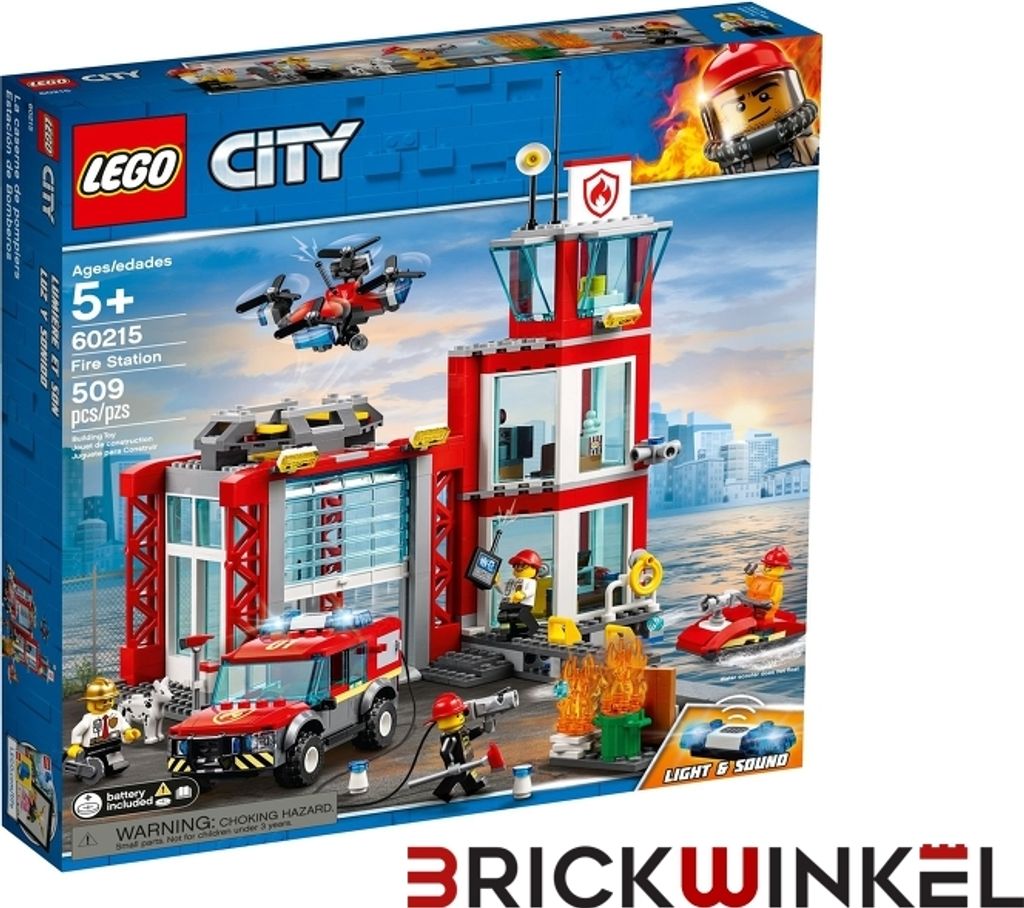 LEGO® City Brandweerkazerne, 60215 Productafbeelding 