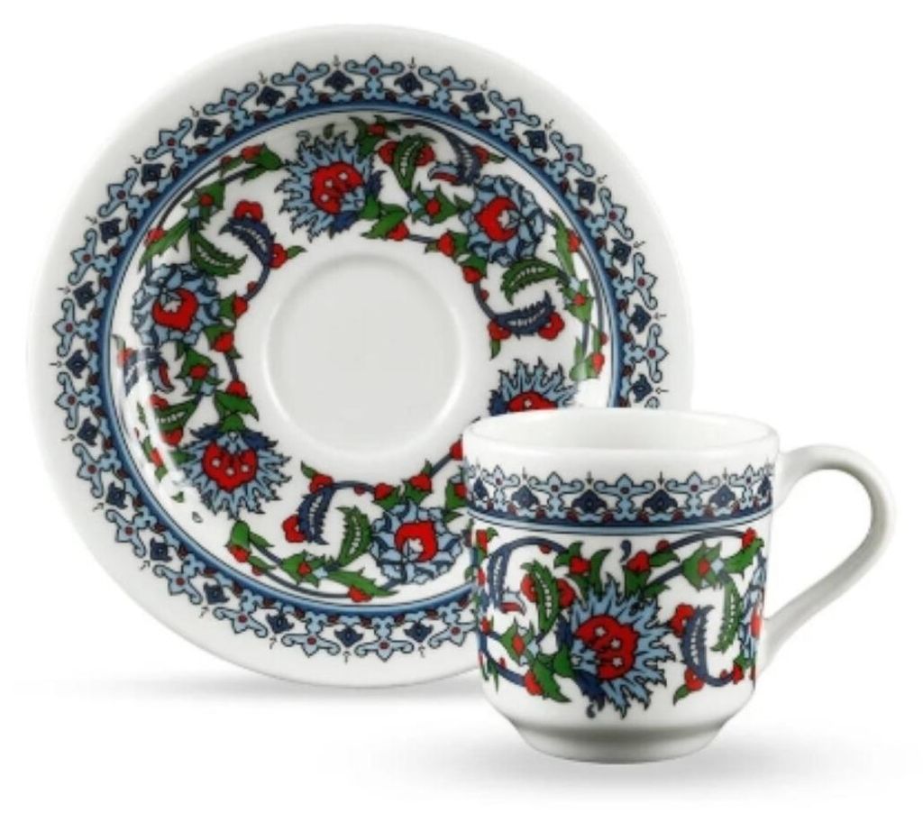 Korkmaz Topkapi 12-tlg. Mokkatassen-Set - Orientalisches Produktbild 