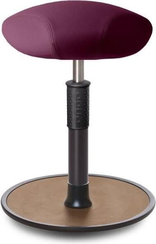 Sitz- Stehhocker Free Regular Triangel skai Nature Base Lila schwarz /Natur.