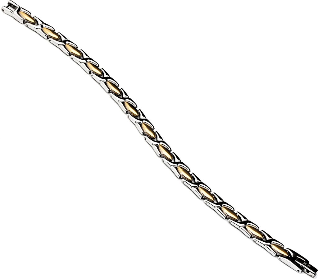 Zeeme Stainless Steel Armband Edelstahl 19cm grau 389060270-19
