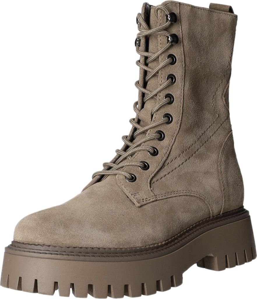 BOXX Damen-Schnürstiefelette Beige, Farbe:beige/schlamm, EU Größe:41