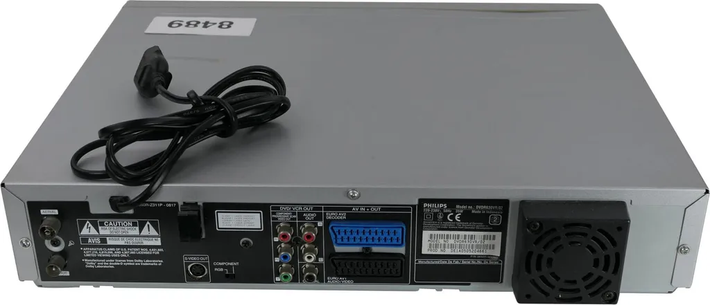 Combiné DVD VHS Philips DVDR630VR/02 : la solution pour vos archives