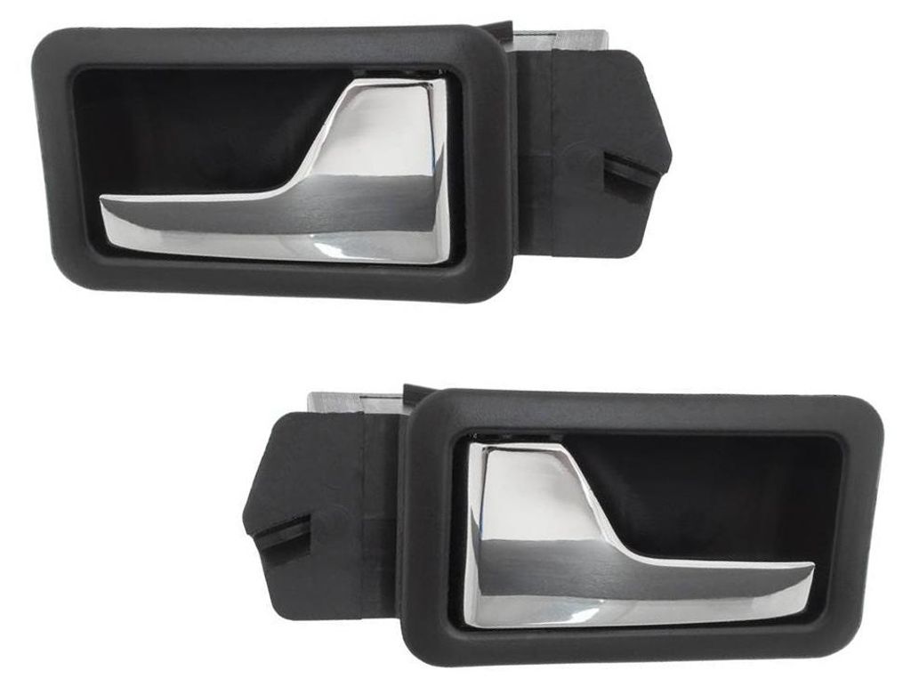 Für Audi 80 B3 B4 / Audi 100 C4 Türgriff Griff Innen Chrom Schwarz LINKS RECHTS in der Farbe Chrom von GOLDCAR