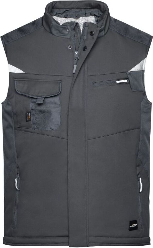 Craftsmen Softshell Vest - STRONG - black/black, Gr. 3XL