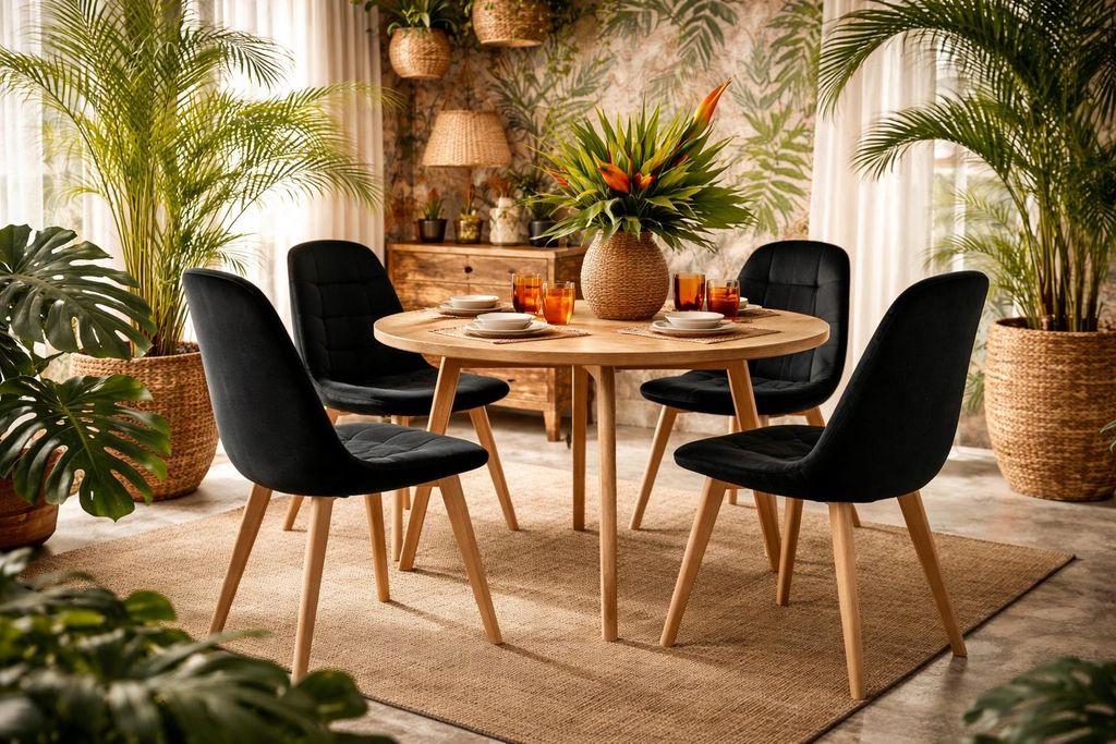 Ekspand | Chaise WF1012 - Noir - Design moderne - Image du produit 
