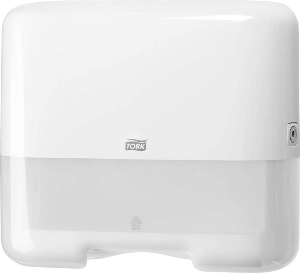 Tork H3 Singlefold Mini Folded Towel Dispenser, blanc Image du produit 