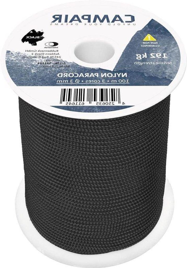 Nylon Seil 3mm 100m für Camping Zelt