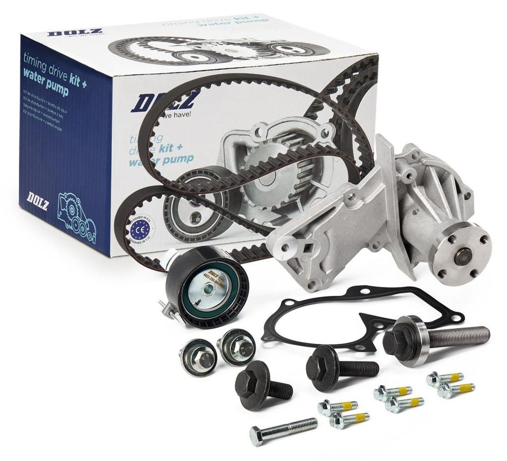 DOLZ KD070 Zahnriemensatz + Wasserpumpe für FORD Fiesta Mk6 Schrägheck (JA8, JR8) FOCUS III Turnier Fiesta Mk5 Schrägheck (JH1, JD1, JH3, JD3)