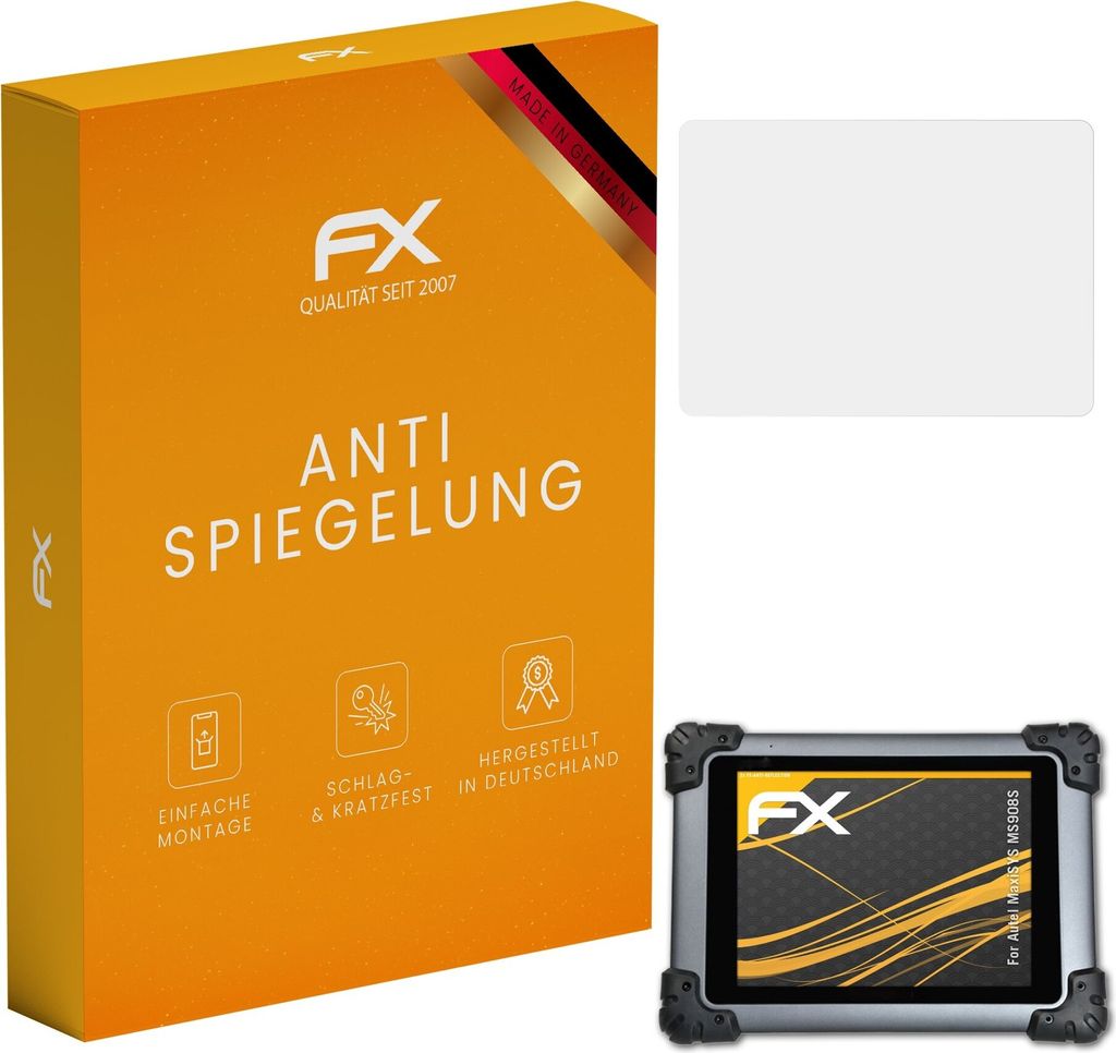 atFoliX FX-Antireflex 2x Schutzfolie kompatibel mit Autel MaxiSYS MS908S Displayfolie