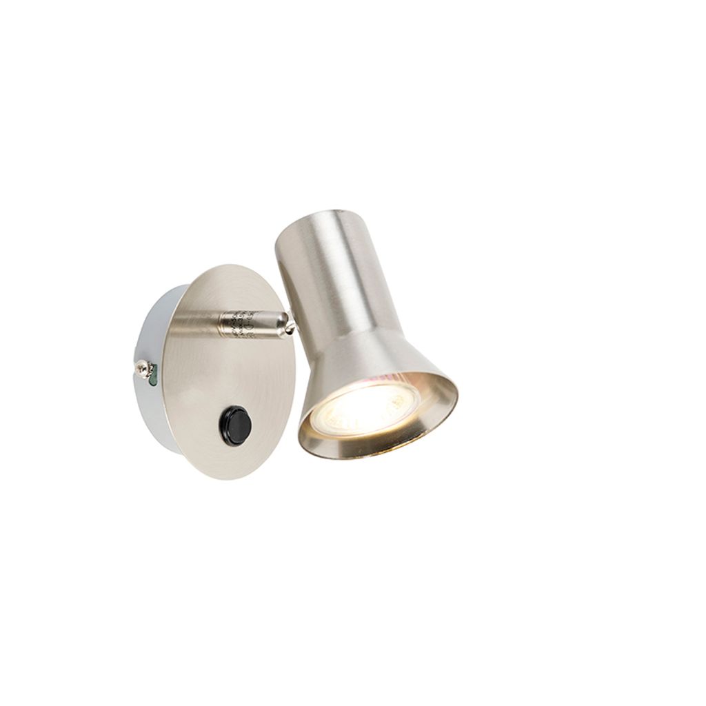 QAZQA - Modern WandWand Spot I Spotlight I Strahler I Lampe Produktbild 