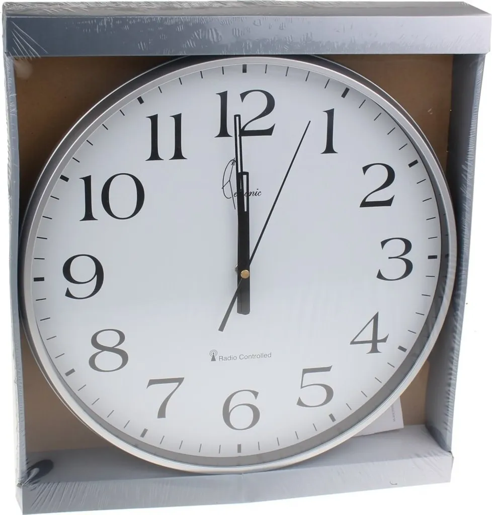 Horloge Murale Anti-Retard Radiocommandée Changement d'Heure Auto