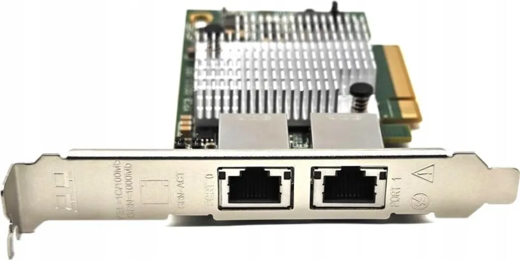 Adaptateur Réseau LAN 10GbE Double Port avec Interface PCI-E et Low Profile - 3