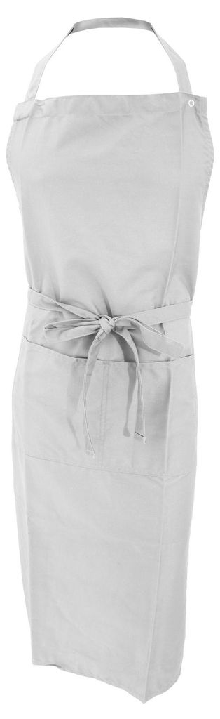 Jassz Bistro Unisex Arbeitsschürze / Schürze mit Brustlatz und Tasche FK302 (Einheitsgröße) (Weiß)
