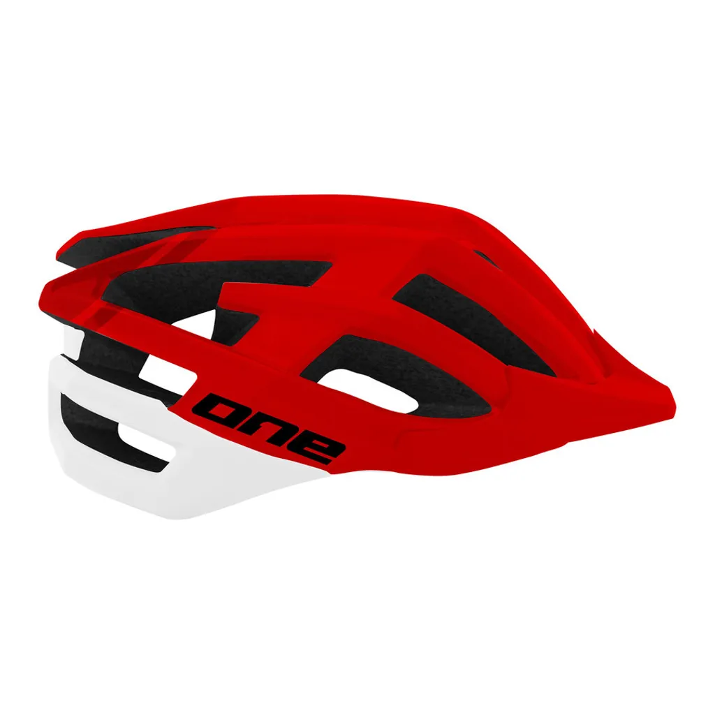 Casco MTB Race One Rosso Bianco S/M | Stile e Performance Fuoristrada