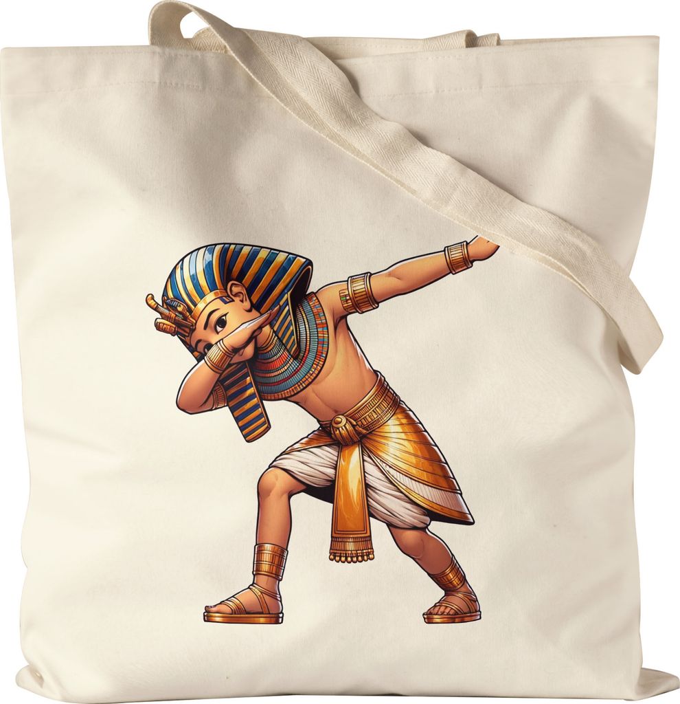 Tutanchamun Dabbing Pharao Jutebeutel - Humorvolles Ägypten Geschenk