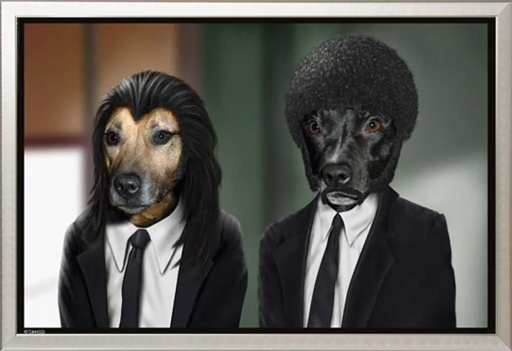 Poster Pets Rock Hitdogs Shinsuke Maxi Cornice Alluminio Vetro Acrilico