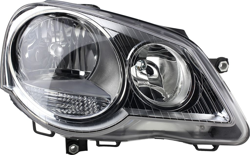 Johns, Scheinwerfer Halogen passend für VW Polo 02 9N 04/2005 -01/12 H7 H1 Re. + Nebel. 6Q1941008AJ 6Q1941008AN 6Q1941008AT 6Q1941008AR 6Q1941008A...