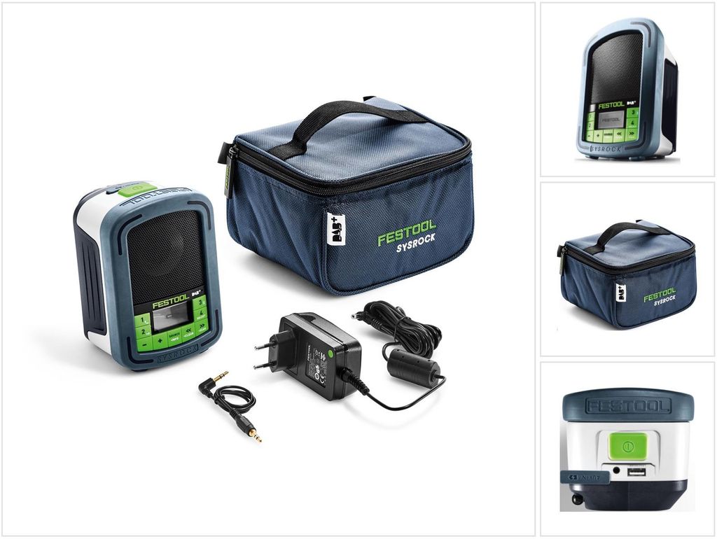 Festool Sysrock BR 10 DAB+ bouwplaatsradio SYSROCK Solo - Productafbeelding 