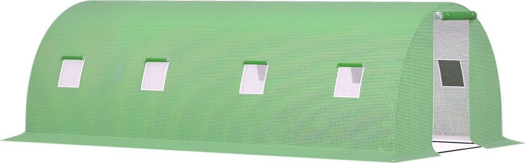 Szklarnia Outsunny z tunelem foliowym, 6 x 3 m, z 8 oknami, Zdjęcie produktu 