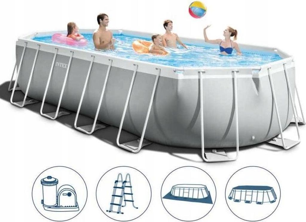 Intex 26796, 13365 L, Rámový bazén, Dospelý a dieťa, Obrázok produktu 