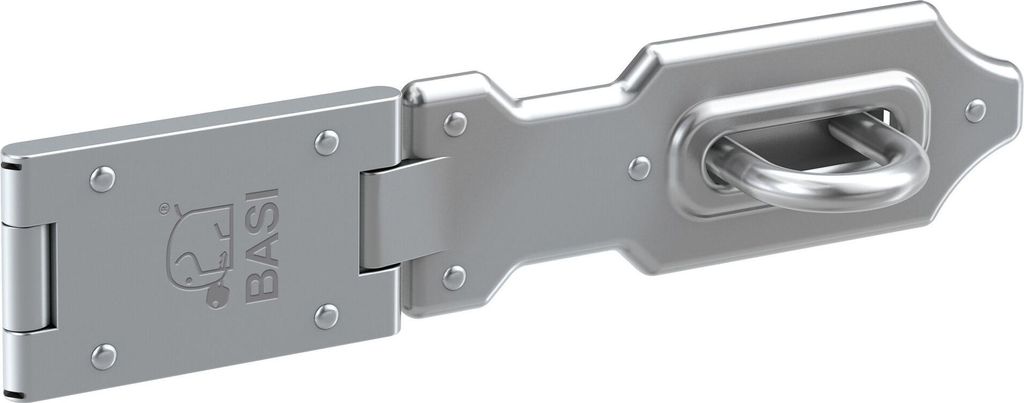 BASI - Sicherheitsüberfalle - 100 mm - 1 Gelenk - galnzverzinkt - 6900-0100